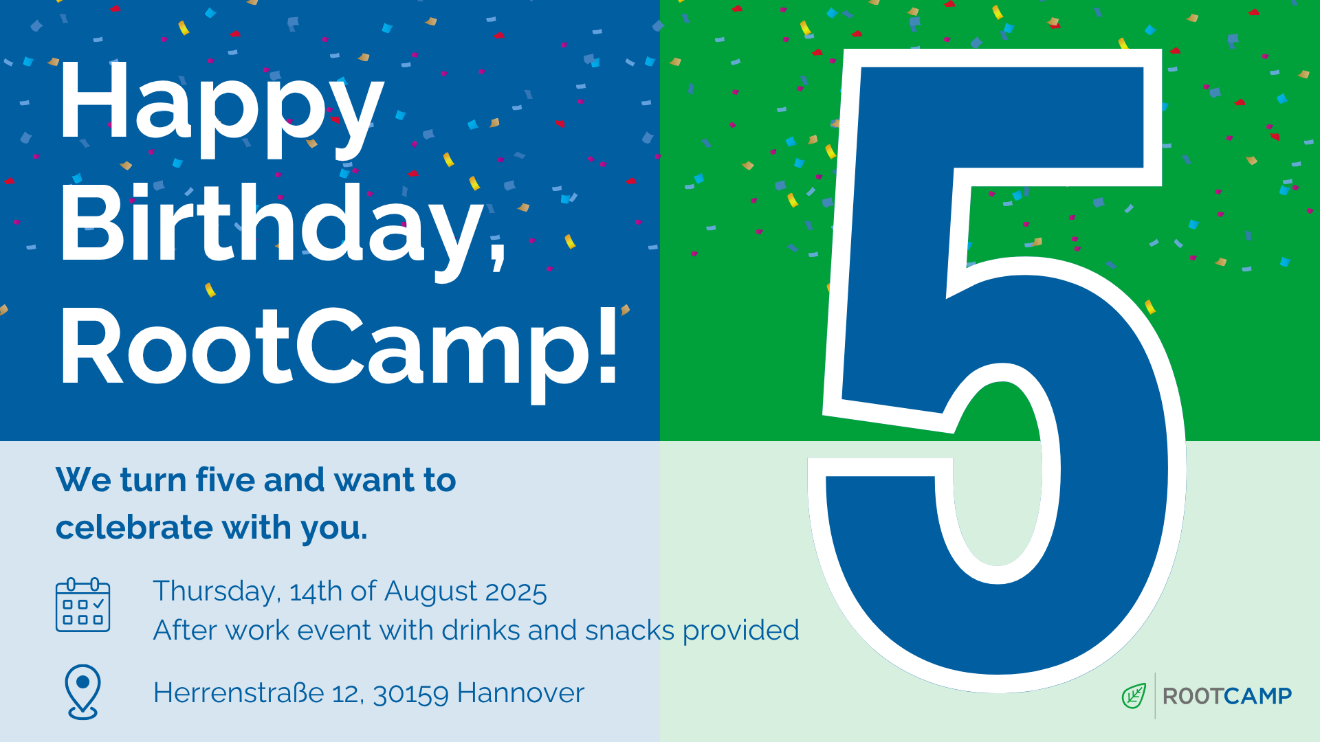 RootCamp turns 5 Thank you for being part of our community! (1920 x 1080 px) (2)